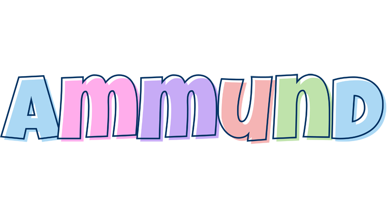 Ammund pastel logo