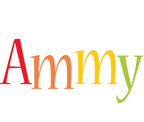 Ammy birthday logo