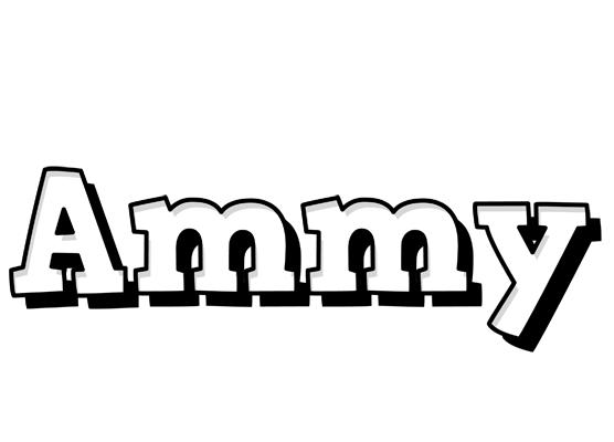 Ammy snowing logo