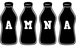 Amna bottle logo