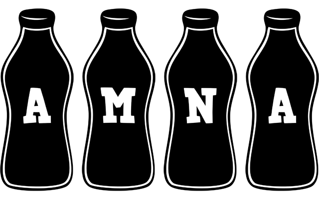Amna bottle logo