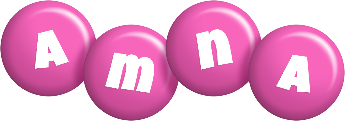 Amna candy-pink logo