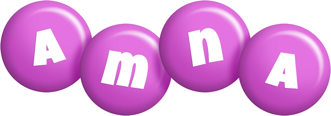 Amna candy-purple logo