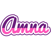 Amna cheerful logo