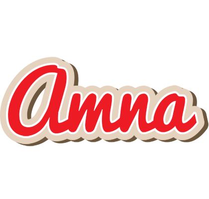 Amna chocolate logo