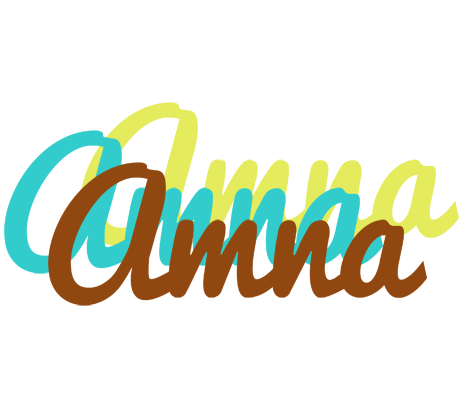 Amna cupcake logo