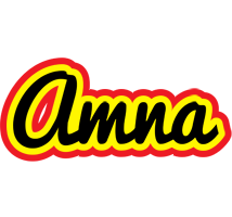 Amna flaming logo