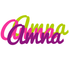 Amna flowers logo