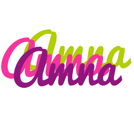 Amna flowers logo