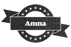 Amna grunge logo