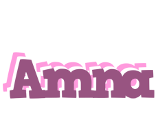 Amna relaxing logo