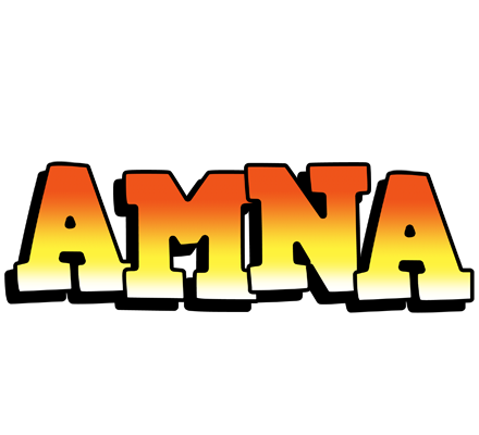 Amna sunset logo