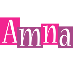 Amna whine logo