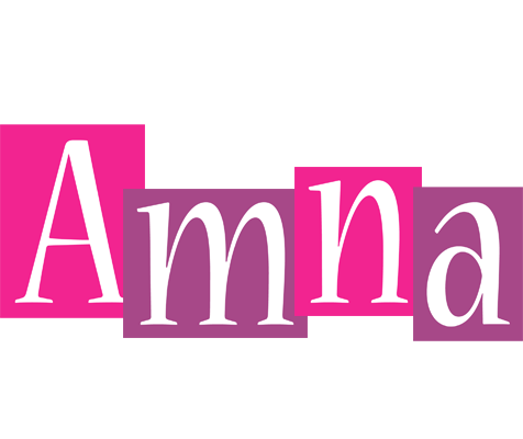 Amna whine logo