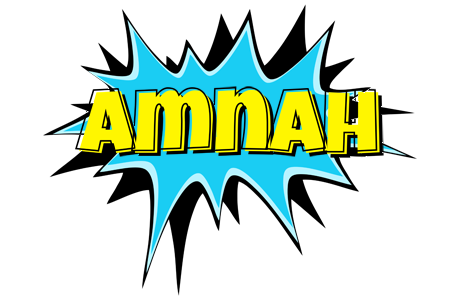 Amnah amazing logo