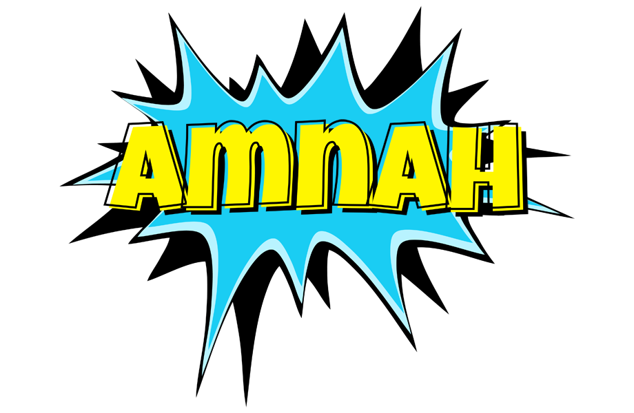 Amnah amazing logo