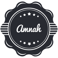 Amnah badge logo