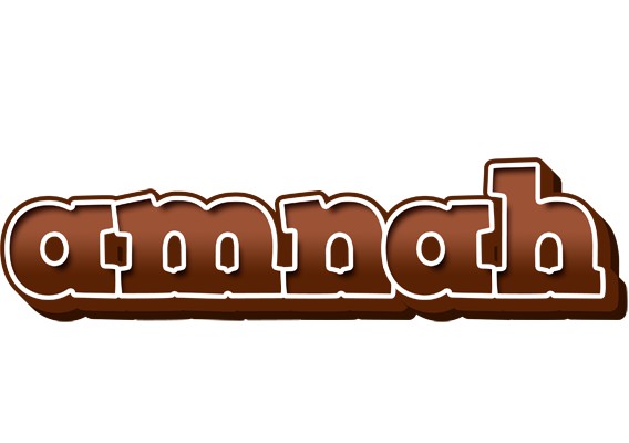 Amnah brownie logo