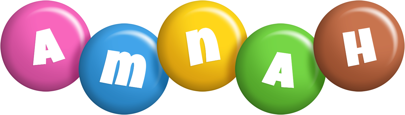Amnah candy logo