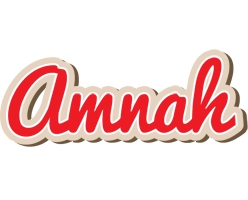 Amnah chocolate logo