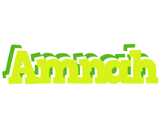 Amnah citrus logo