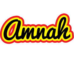 Amnah flaming logo