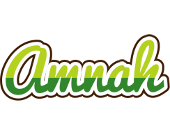 Amnah golfing logo