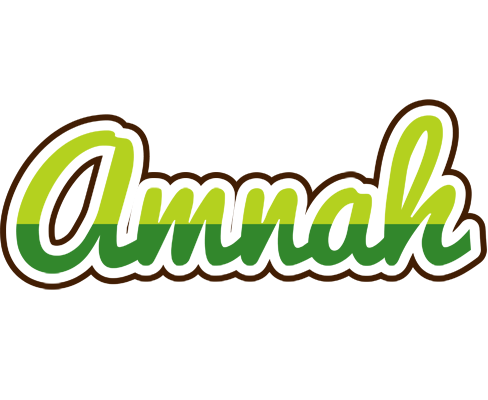 Amnah golfing logo
