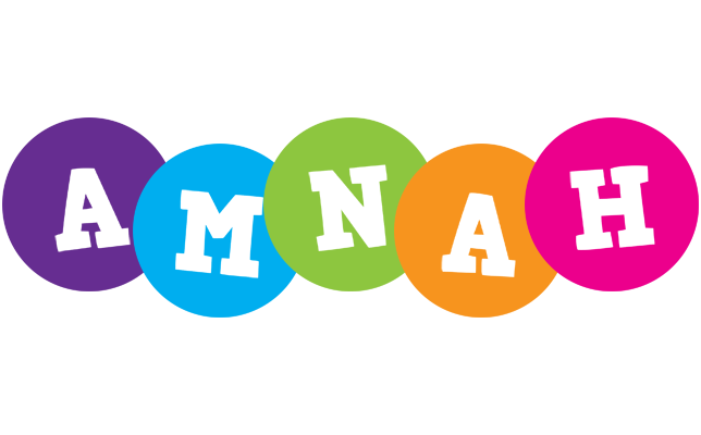 Amnah happy logo