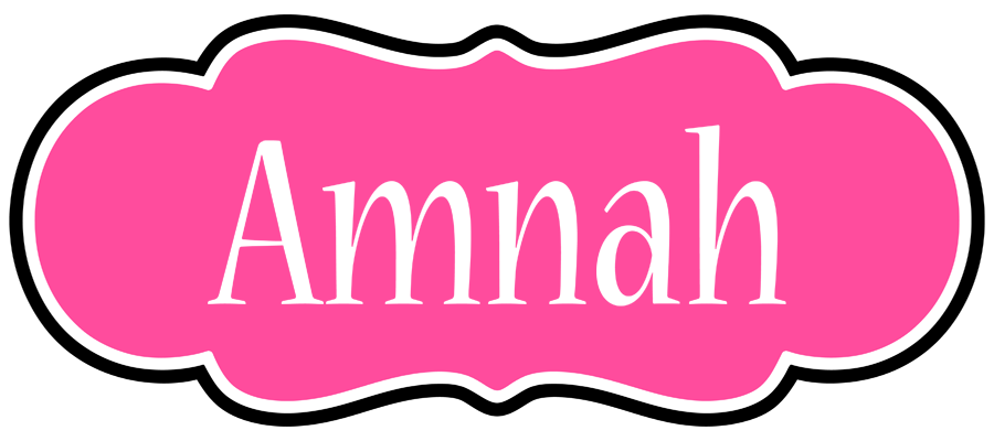Amnah invitation logo