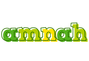 Amnah juice logo