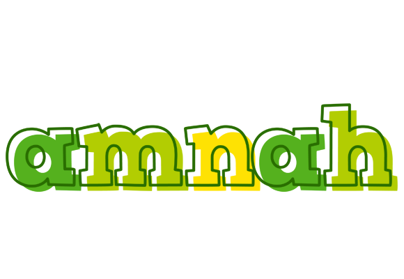 Amnah juice logo