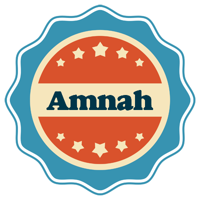 Amnah labels logo