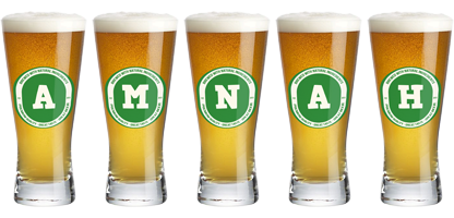 Amnah lager logo