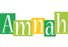 Amnah lemonade logo