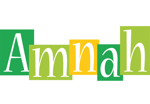 Amnah lemonade logo