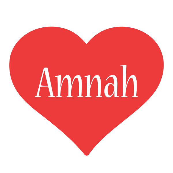 Amnah love logo