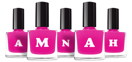 Amnah nails logo