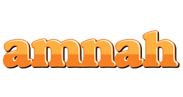 Amnah orange logo