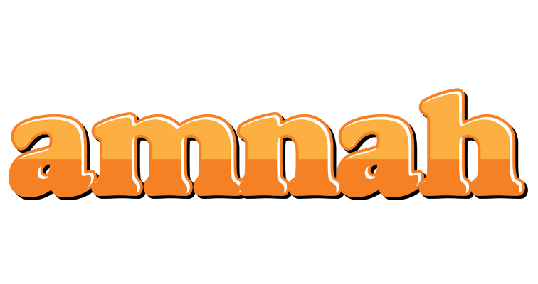Amnah orange logo
