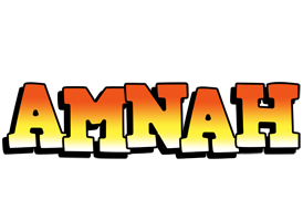 Amnah sunset logo