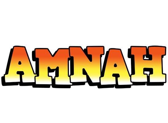Amnah sunset logo