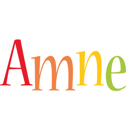 Amne birthday logo