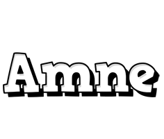 Amne snowing logo