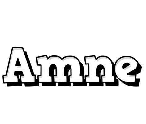 Amne snowing logo