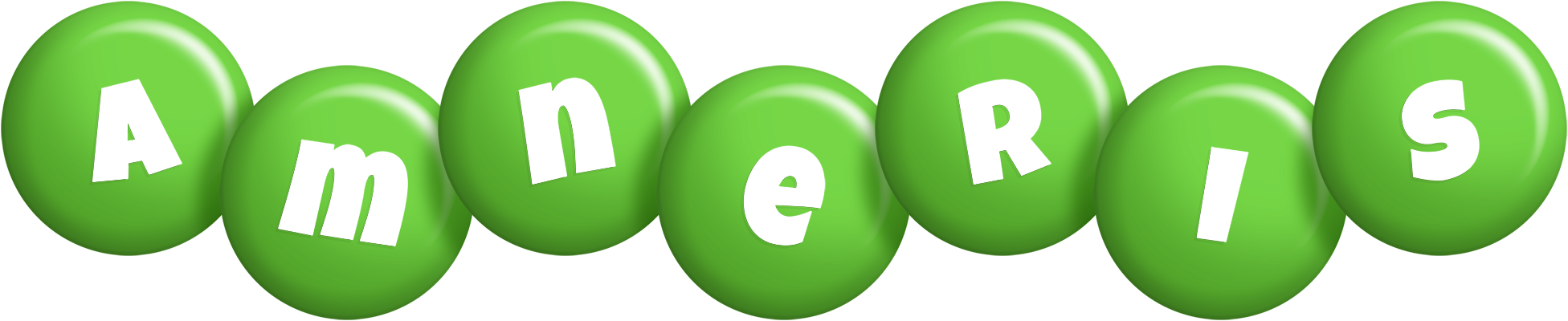 Amneris candy-green logo