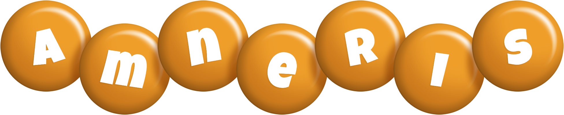 Amneris candy-orange logo