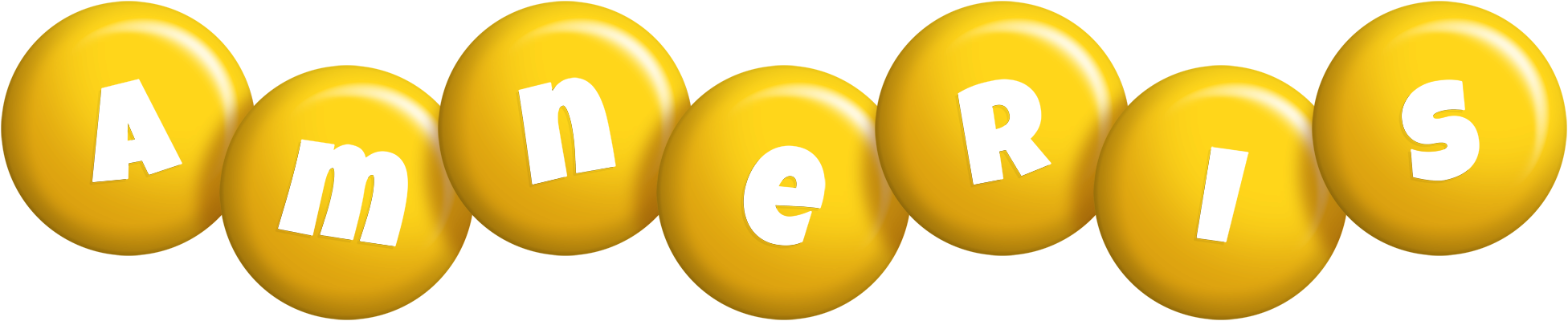 Amneris candy-yellow logo