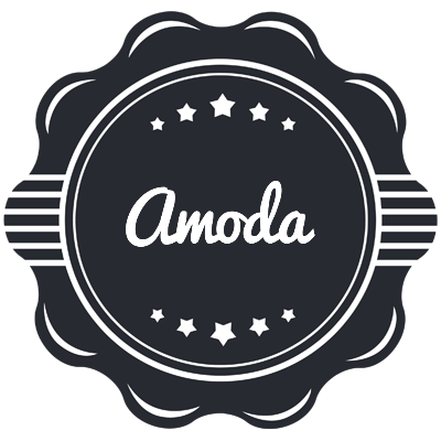 Amoda badge logo