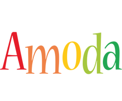 Amoda birthday logo